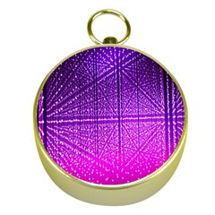 Pattern Light Color Structure Gold Compasses by Simbadda