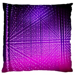 Pattern Light Color Structure Large Flano Cushion Case (two Sides) by Simbadda