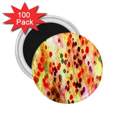 Background Color Pattern Abstract 2 25  Magnets (100 Pack)  by Simbadda