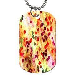 Background Color Pattern Abstract Dog Tag (one Side)