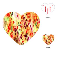 Background Color Pattern Abstract Playing Cards (heart) 