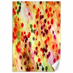 Background Color Pattern Abstract Canvas 12  X 18  