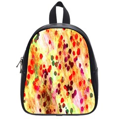 Background Color Pattern Abstract School Bags (small)  by Simbadda