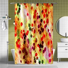 Background Color Pattern Abstract Shower Curtain 48  X 72  (small) 