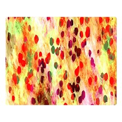 Background Color Pattern Abstract Double Sided Flano Blanket (large) 