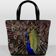 Multi Colored Peacock Bucket Bags