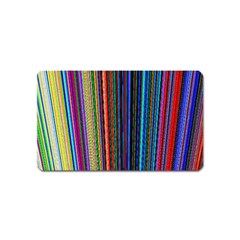 Multi Colored Lines Magnet (name Card)