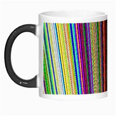 Multi Colored Lines Morph Mugs by Simbadda