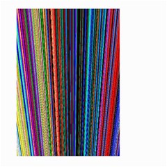 Multi Colored Lines Large Garden Flag (two Sides)