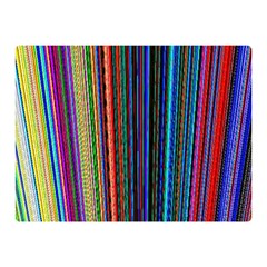 Multi Colored Lines Double Sided Flano Blanket (mini) 