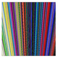 Multi Colored Lines Large Satin Scarf (square) by Simbadda