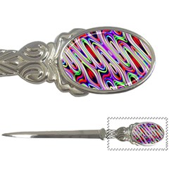 Multi Color Wave Abstract Pattern Letter Openers by Simbadda