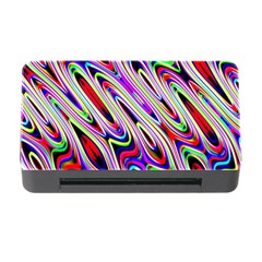 Multi Color Wave Abstract Pattern Memory Card Reader With Cf