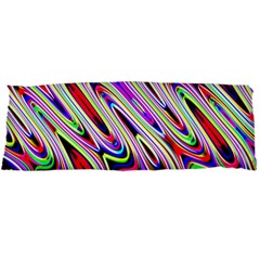 Multi Color Wave Abstract Pattern Body Pillow Case Dakimakura (two Sides)