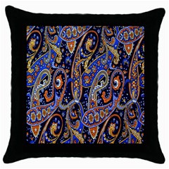 Pattern Color Design Texture Throw Pillow Case (black) by Simbadda