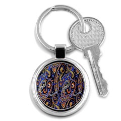 Pattern Color Design Texture Key Chains (round) 