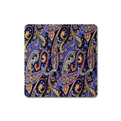 Pattern Color Design Texture Square Magnet by Simbadda