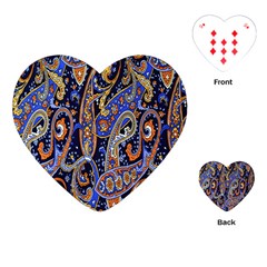 Pattern Color Design Texture Playing Cards (heart) 