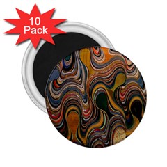 Swirl Colour Design Color Texture 2 25  Magnets (10 Pack)  by Simbadda