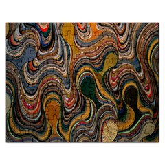 Swirl Colour Design Color Texture Rectangular Jigsaw Puzzl