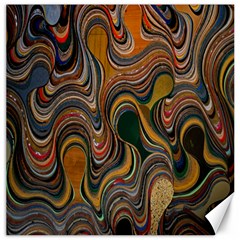 Swirl Colour Design Color Texture Canvas 12  X 12   by Simbadda