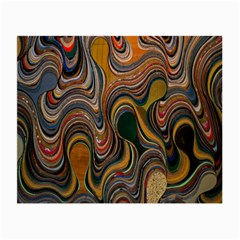 Swirl Colour Design Color Texture Small Glasses Cloth (2-side)