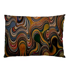 Swirl Colour Design Color Texture Pillow Case