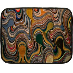 Swirl Colour Design Color Texture Fleece Blanket (mini)