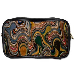 Swirl Colour Design Color Texture Toiletries Bags by Simbadda