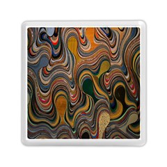 Swirl Colour Design Color Texture Memory Card Reader (square) 