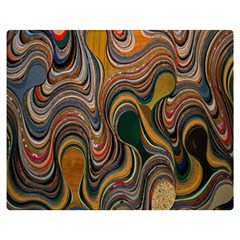 Swirl Colour Design Color Texture Double Sided Flano Blanket (medium) 