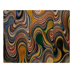 Swirl Colour Design Color Texture Double Sided Flano Blanket (large) 