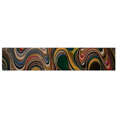 Swirl Colour Design Color Texture Flano Scarf (small)