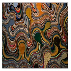 Swirl Colour Design Color Texture Large Satin Scarf (square)