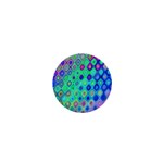 Background Texture Pattern Colorful 1  Mini Magnets Front