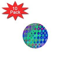 Background Texture Pattern Colorful 1  Mini Buttons (10 pack) 