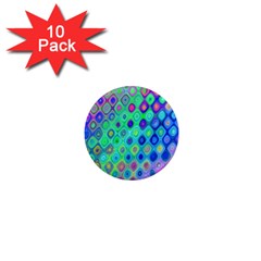 Background Texture Pattern Colorful 1  Mini Magnet (10 pack) 