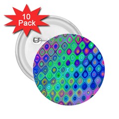 Background Texture Pattern Colorful 2.25  Buttons (10 pack) 