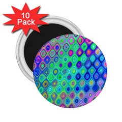 Background Texture Pattern Colorful 2.25  Magnets (10 pack) 