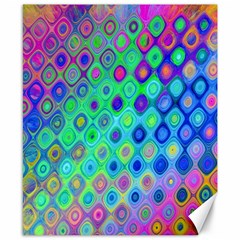 Background Texture Pattern Colorful Canvas 8  x 10 