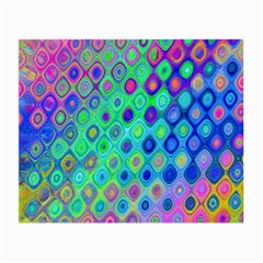 Background Texture Pattern Colorful Small Glasses Cloth (2-Side)