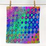 Background Texture Pattern Colorful Face Towel Front