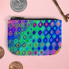 Background Texture Pattern Colorful Mini Coin Purses