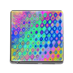 Background Texture Pattern Colorful Memory Card Reader (Square)