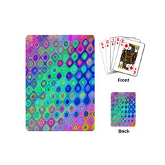 Background Texture Pattern Colorful Playing Cards (Mini) 