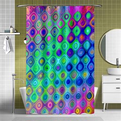 Background Texture Pattern Colorful Shower Curtain 48  X 72  (small) 