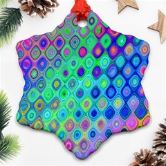 Background Texture Pattern Colorful Ornament (Snowflake)