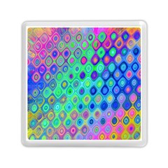 Background Texture Pattern Colorful Memory Card Reader (Square) 