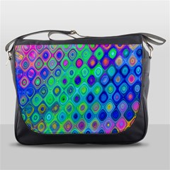 Background Texture Pattern Colorful Messenger Bags