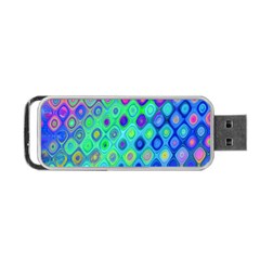 Background Texture Pattern Colorful Portable USB Flash (Two Sides)